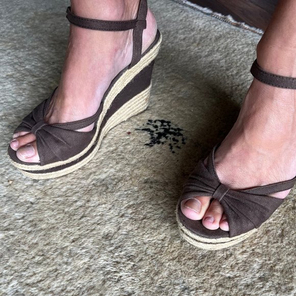 Nine West Espadrille Wedge Heels - Picture 3 of 5